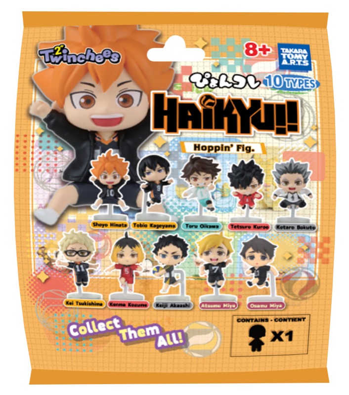 Twinchees Figurines Haikyu Hoppin' W8 Asst 24pcs