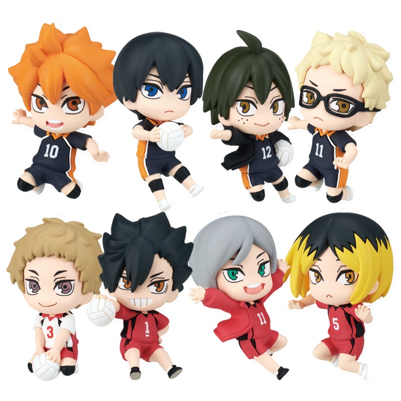 Twinchees Haikyu!! Defofig! Keychains  W6 Asst 24pcs