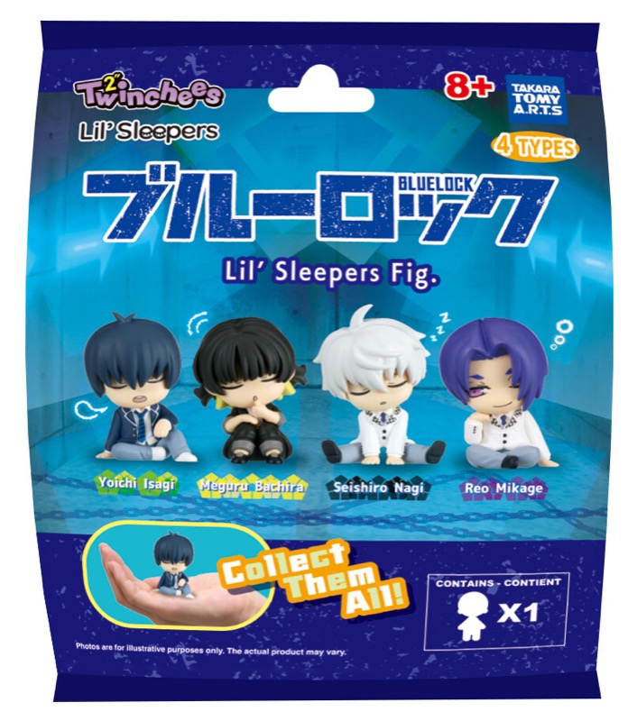 Twinchees Blue Lock Lil' Sleepers W7 Asst 24pcs