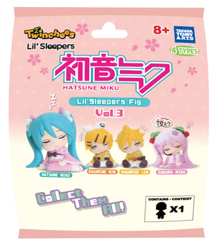Twinchees Hatsune Miku Lil' Sleepers Vol. 3  W7 Asst 24pcs