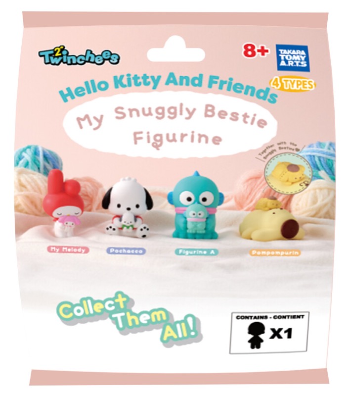 Twinchees Hello Kitty & Friends My Cuddly Buddy Figurines  W7 24pcs