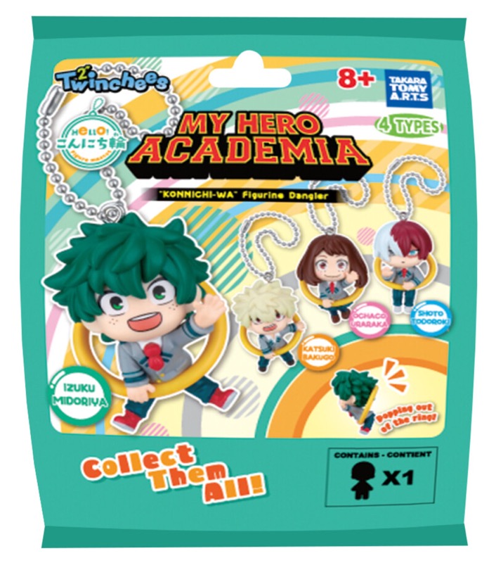 Twinchees My Hero Academia Danglers W6 Asst 24pcs