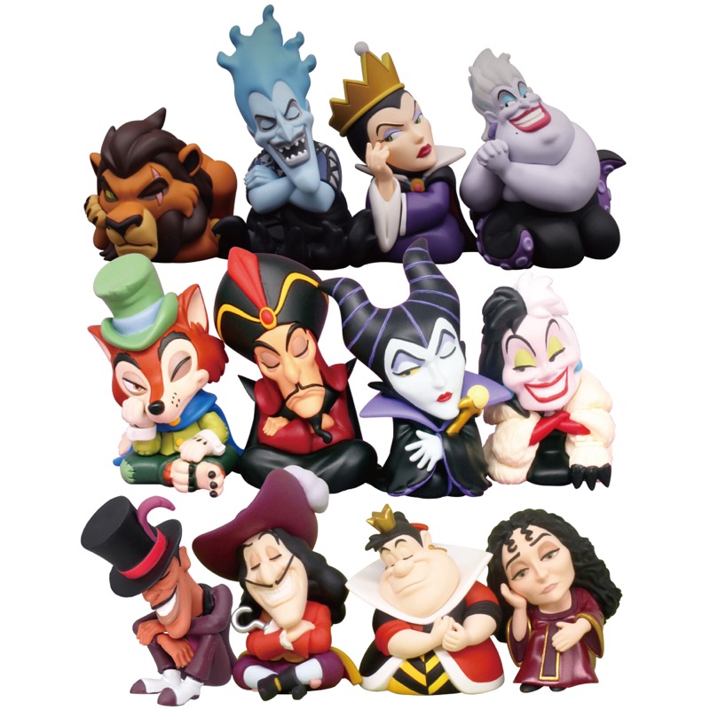 Twinchees Figurines Disney  'Les Méchants'  W8 Asst 24pcs