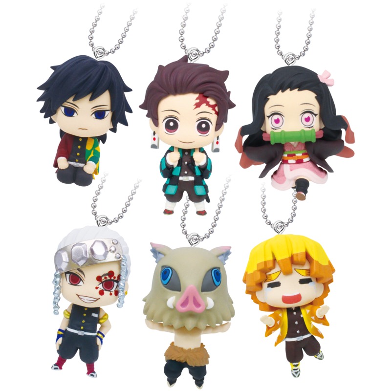 Twinchees Demon Slayer Swing Fig. Danglers  W6 Asst 24pcs
