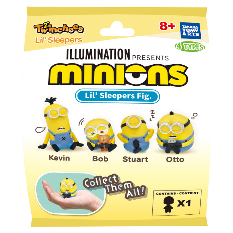 Twinchees Figurines Minions Lil' Sleepers  W8 Asst 24pcs