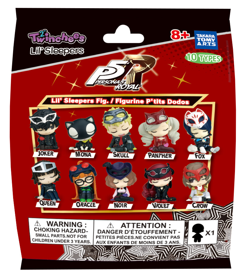 Twinchees Figurines Persona 5 The Royal Lil' Sleepers  W8 Asst 24pcs