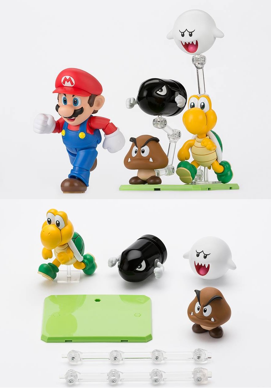 Mario SH Figuarts Set Ennemis et Accessoires D