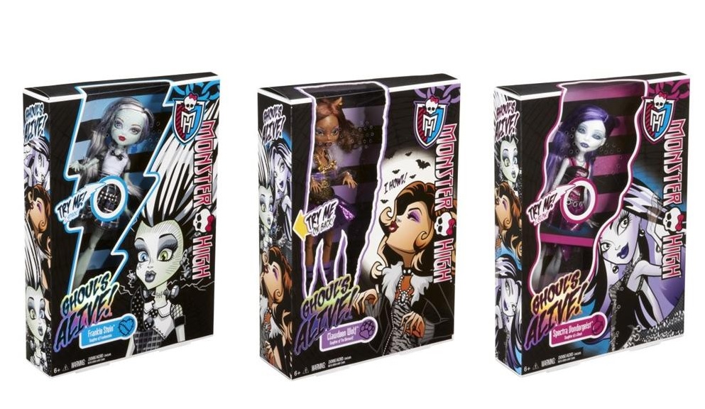 Monster High assortiment 6 poupées Sonores et Lumineuses série Ghouls Alive