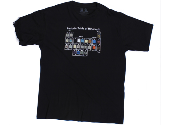 Minecraft Table periodique T-shirt