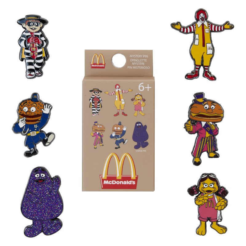 Mcdonalds Loungefly Mystery Box Pins Personnage Boite De 12Pcs