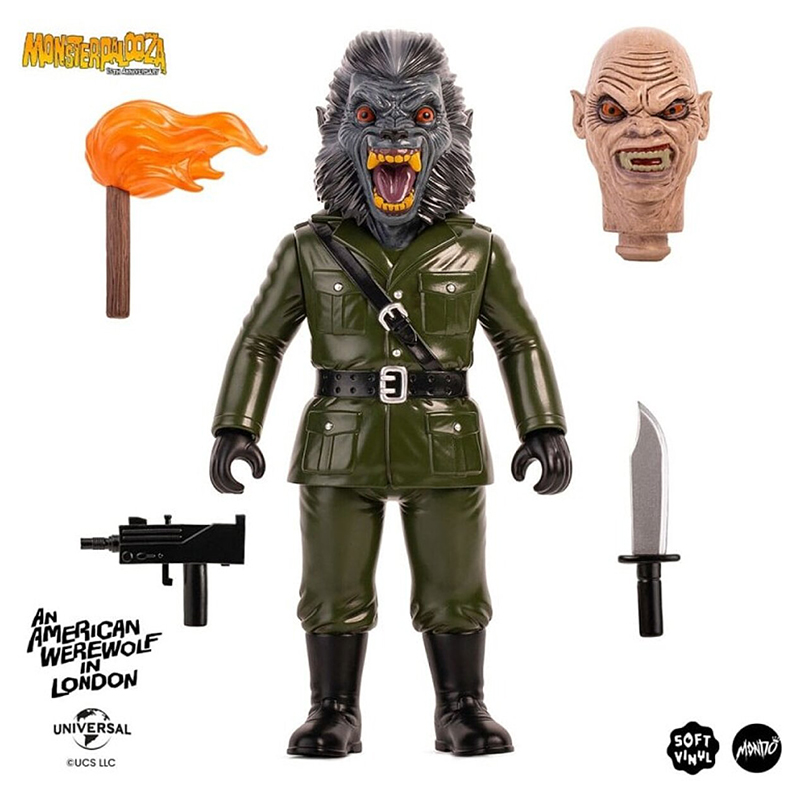 American Werewolf In London Mondo Nightmare Demon Werewolf Soft Vinyl Figure