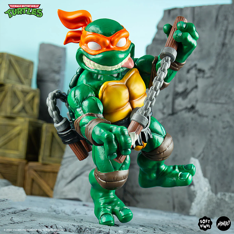Tmnt Teenage Mutant Ninja Turtles Mondo Soft Vinyl Figure Michelangelo