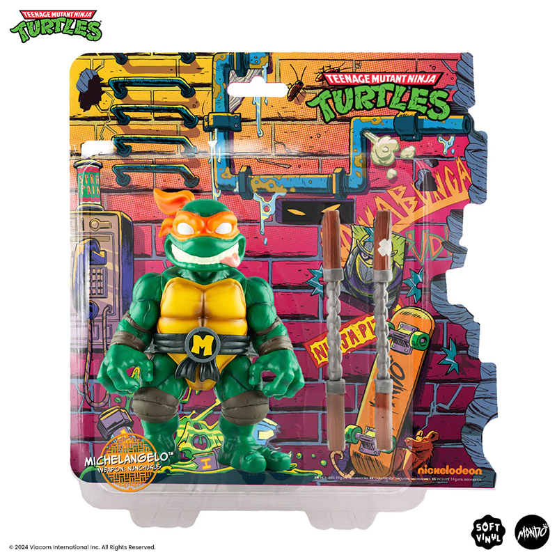 Tmnt Teenage Mutant Ninja Turtles Mondo Soft Vinyl Figure Michelangelo