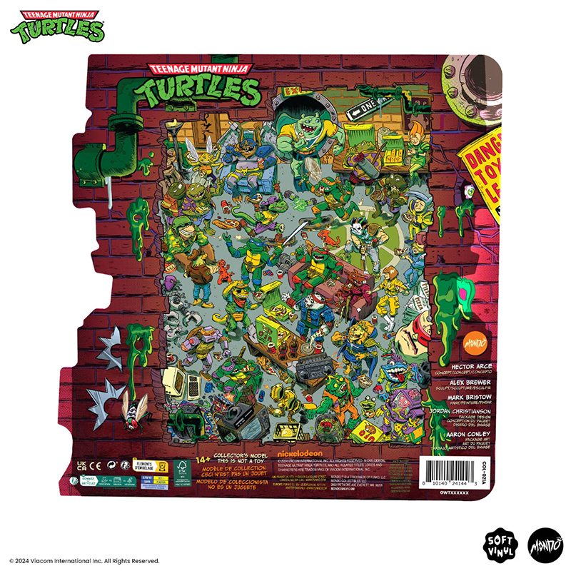 Tmnt Teenage Mutant Ninja Turtles Mondo Soft Vinyl Figure Michelangelo