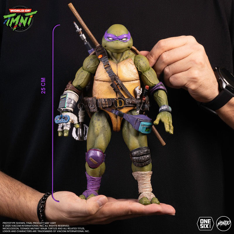 TMNT Tortue Ninja Mondo 1/6 Scale Donatello