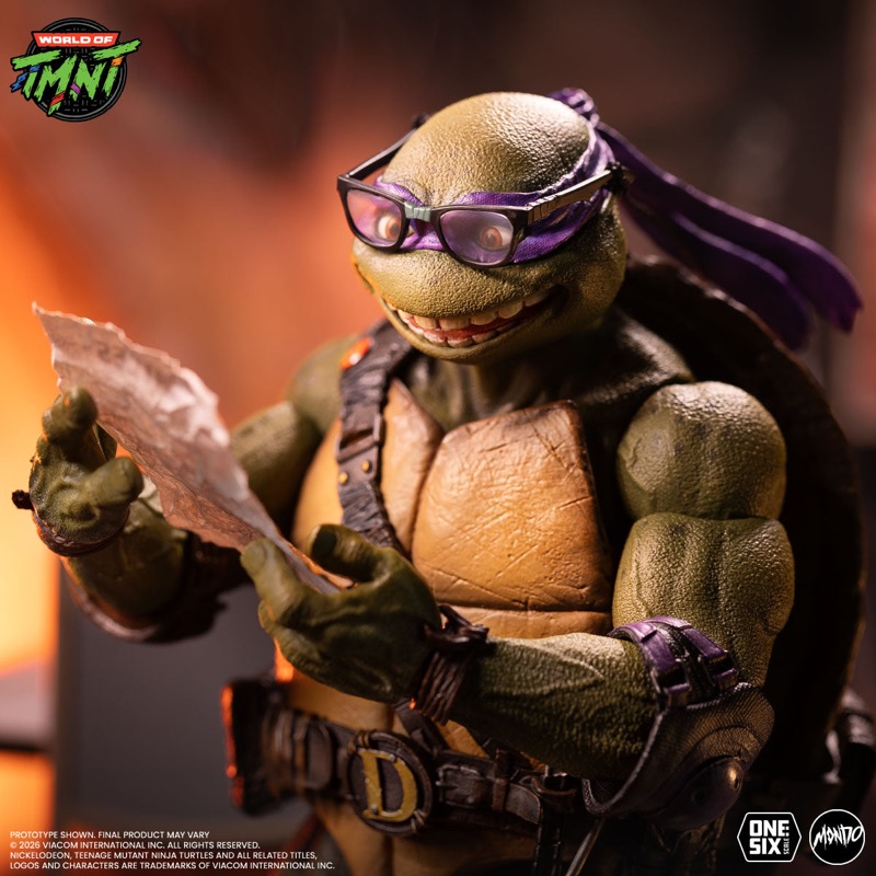 TMNT Tortue Ninja Mondo 1/6 Scale Donatello