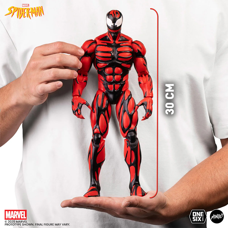 Marvel Mondo Spiderman Animated Series 1/6 Scale Figure Carnage