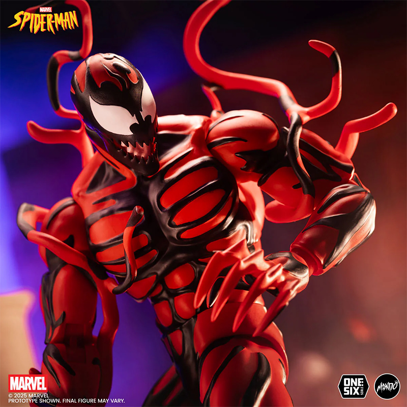 Marvel Mondo Spiderman Animated Series 1/6 Scale Figure Carnage