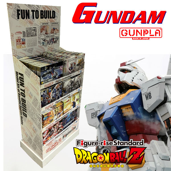 Gundam Gunpla Presentoir demi-palette