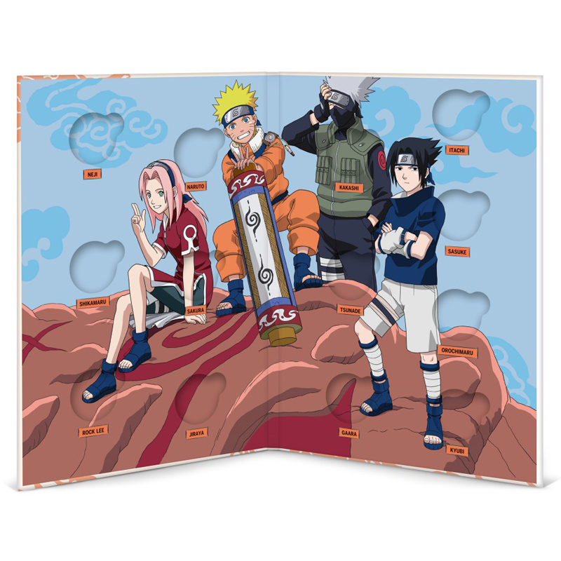 Naruto Monnaie De Paris Medaille Album Collector