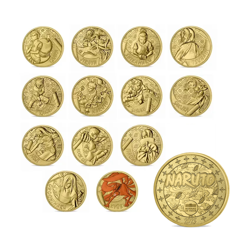 Naruto Monnaie De Paris Medaille Pochette Surprise Unitaire