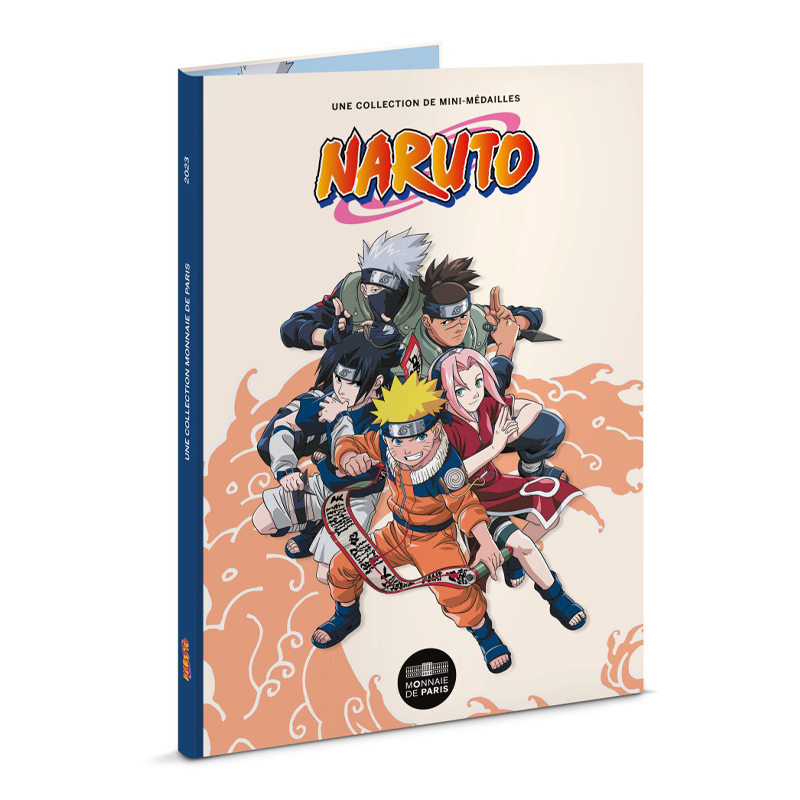 Naruto Monnaie De Paris Medaille Album Collector + 2 mini médailles