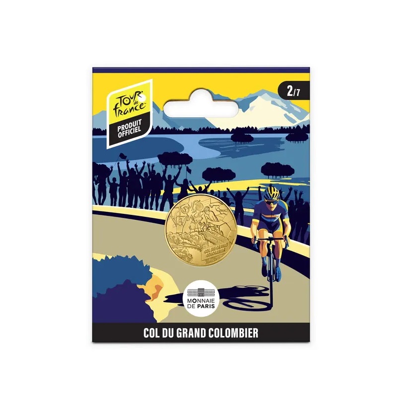 Tour De France Monnaie De Paris Medaille Display 28 Pochettes