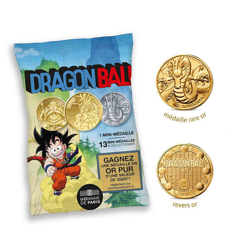 Dragon Ball Monnaie De Paris Pochette Suprise Unitaire