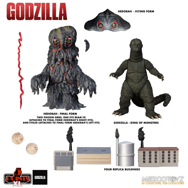 Godzilla 5 Points Xl Set 3 Figurines Godzilla Vs Hedorah 12cm