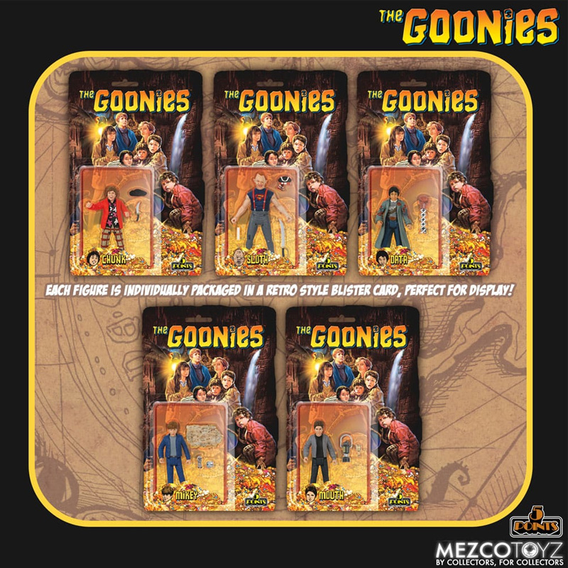 The Goonies 5 Points Pack 5 Fig 9,5cm 