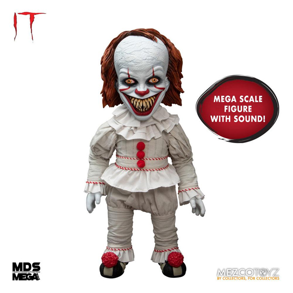 IT Mds Mega Scale Talking Sinister Pennywise 38cm 