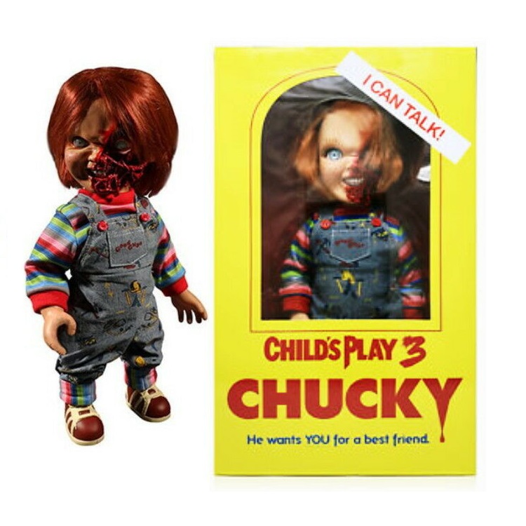 Chucky Talking Mega Scale Pizza Face Chucky 38cm