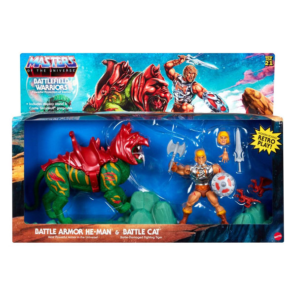 MOTU Masters Of The Universe Origins Battle Damage Multipack 14cm                 