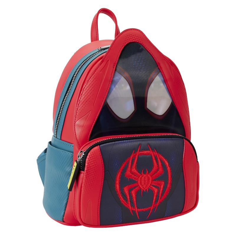Marvel Loungefly Mini Sac A Dos Spiderverse Miles Morales Hoody Cosplay