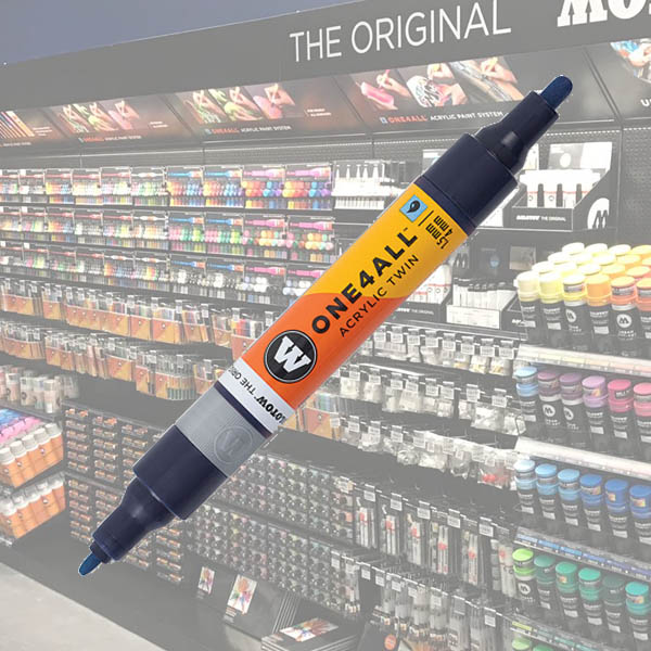 Molotow Acrylic Marker One4All Twin 1,5/4mm 027 Petrol