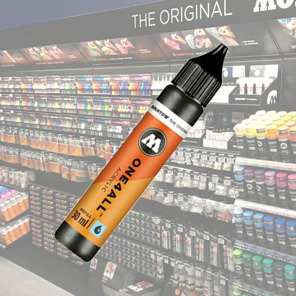 Molotow Refill One4All 30ml 223 Metallic Black