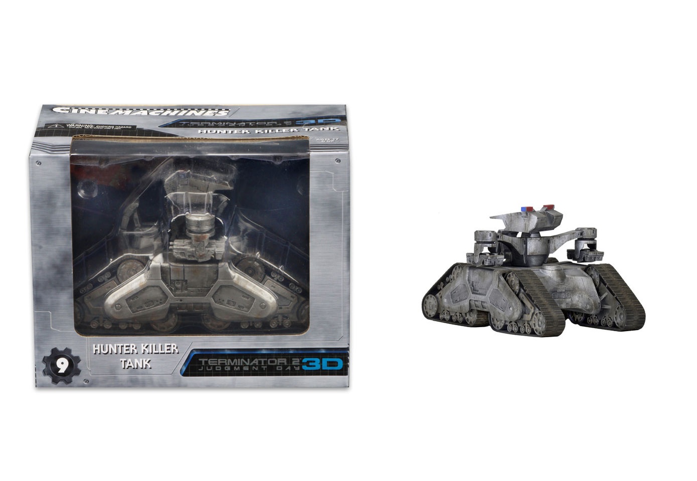 Terminator 2 Cinemachines Die Cast Tank Hunter Killer 15cm