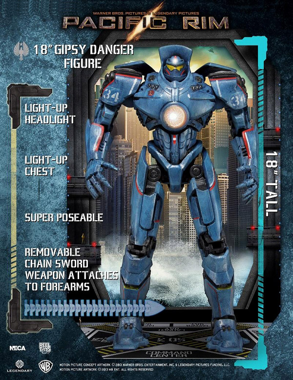Pacific Rim Gipsy Danger 45cm 1/4 scale light up figure