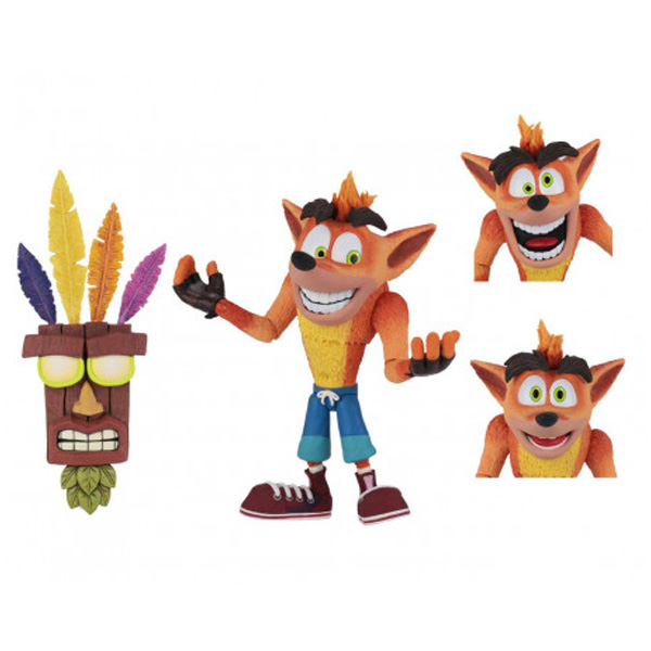 Crash Bandicoot Ultra Deluxe Figure Crash & Aku Aku 15cm