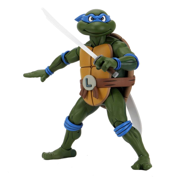 TMNT Tortues Ninja Cartoon 1/4 Leonardo Giant Size 38cm