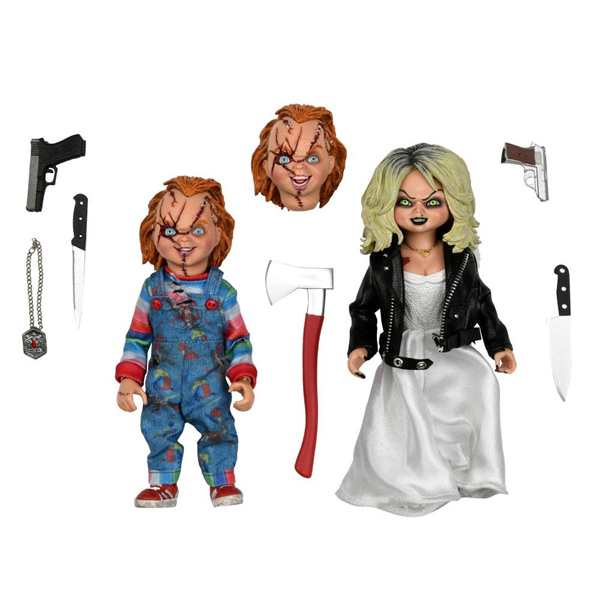 Bride Of Chucky Set 2 Figures Chucky & Tiffany 20cm