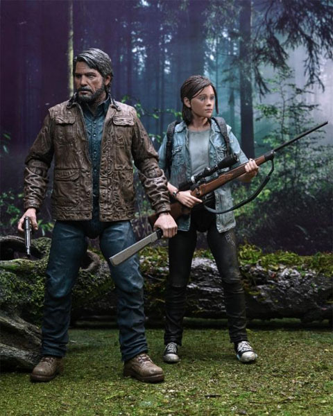 Last Of Us Action Figure Set 2 Joel & Ellie 18cm
