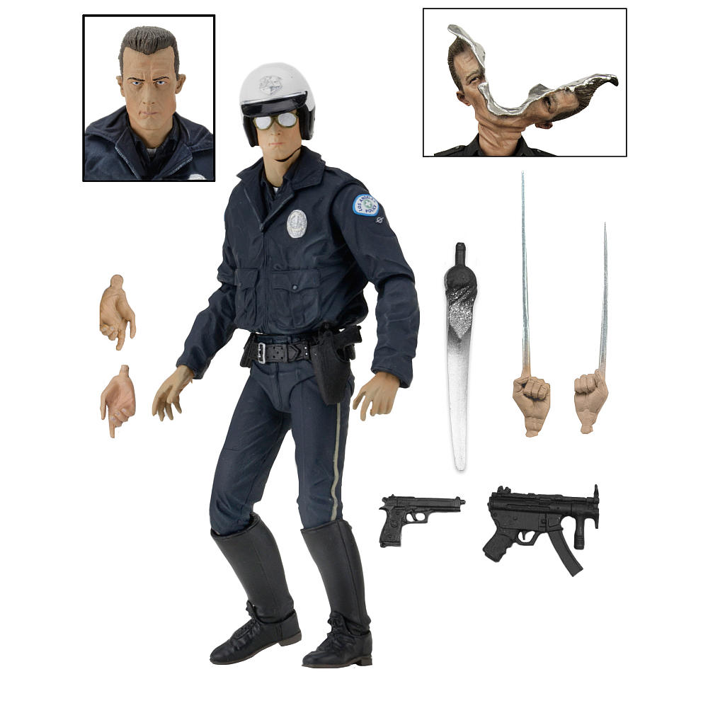 Terminator 2 Jugdment Day Ultimate T-1000 Police version 18cm