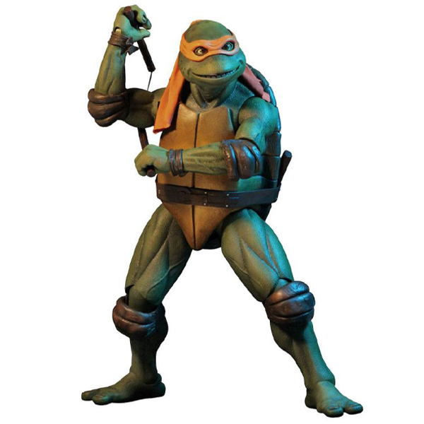 TMNT Tortues Ninja Movie 1990 1/4 Michelangelo 42cm