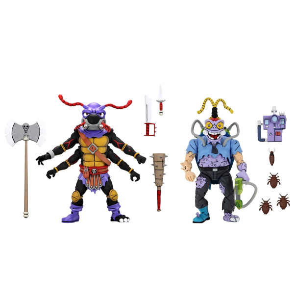 TMNT Tortues Ninja 2-Pack Antrax & Scumbug 18cm