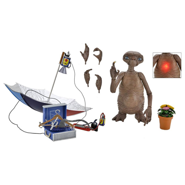 E.T. Ultimate Deluxe E.T, Led 40Th Anniv 12cm