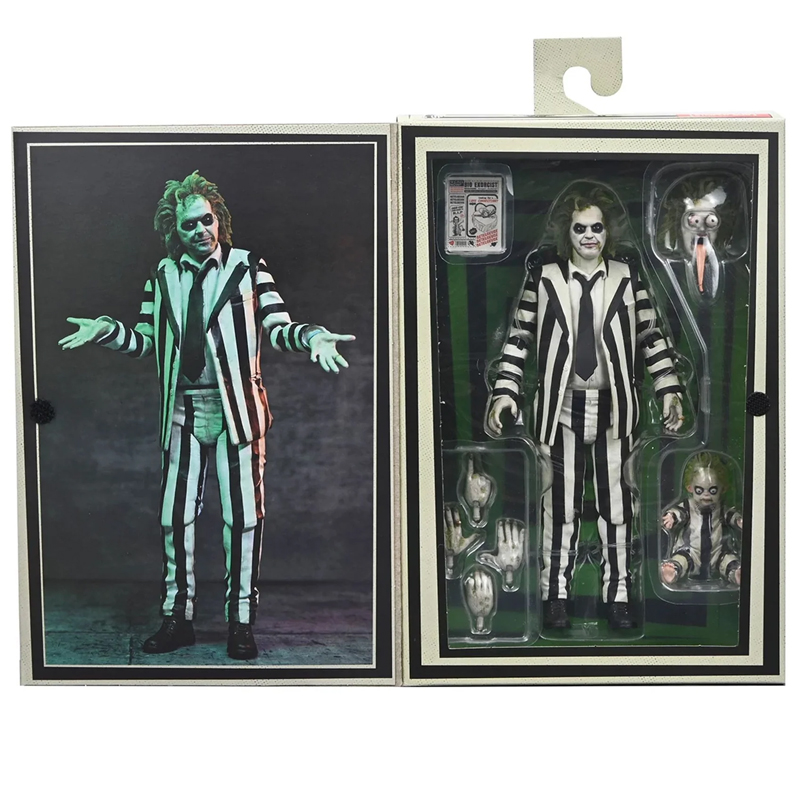 Beetlejuice Ultimate Beetlejuice Striped Suit 18cm 
