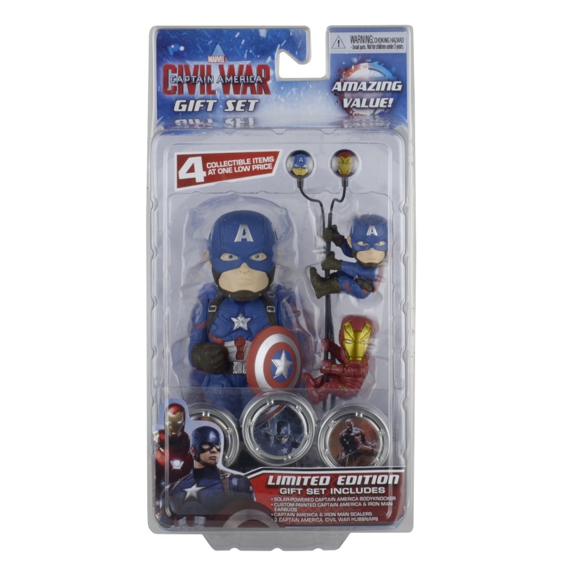 Marvel Gift Set Captain America Scalers Ecouteurs Bodyknocker