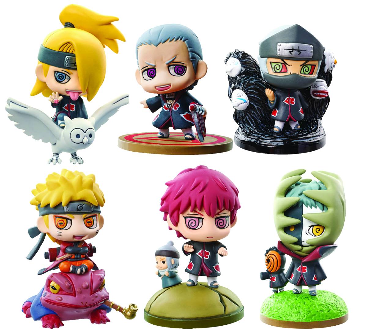 Naruto Shippuden Petit Chara Land vol 1 boite de 6 figurine