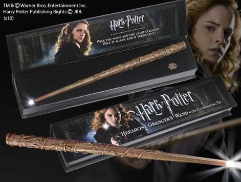 Harry Potter réplique Baguette Magique Lumineuse 35cm Hermione Granger